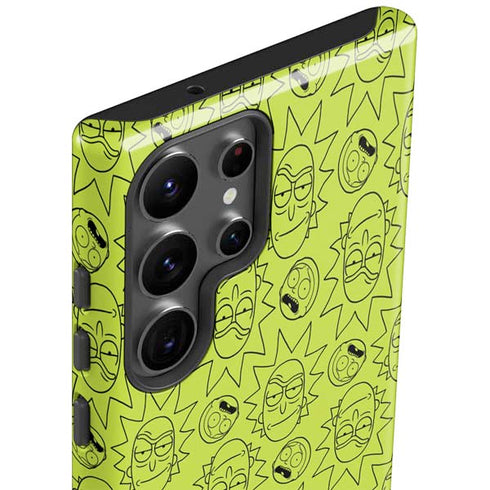 Adult Swim Rick and Morty Rick and Morty All Over Print Galaxy S23 Ultra Pro Case