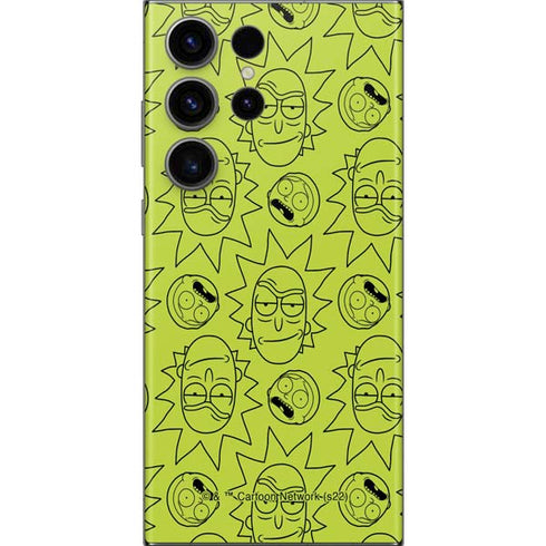 Adult Swim Rick and Morty Rick and Morty All Over Print Galaxy Skins