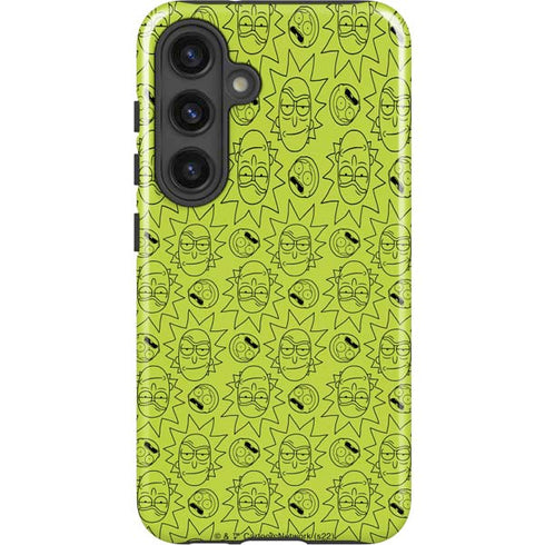 Adult Swim Rick and Morty Rick and Morty All Over Print Galaxy S25 Plus Impact Case