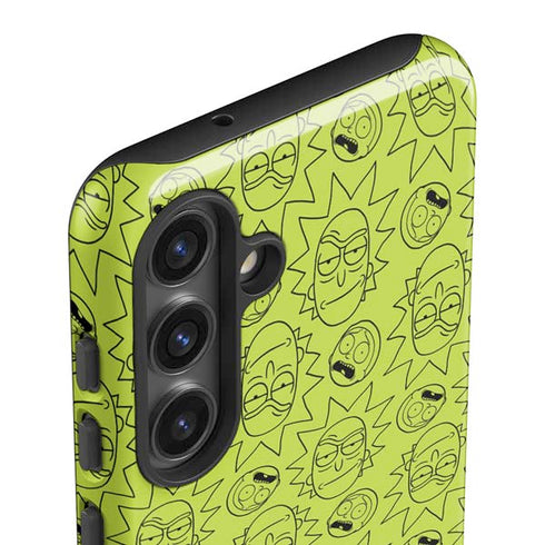 Adult Swim Rick and Morty Rick and Morty All Over Print Galaxy S25 Plus Impact Case