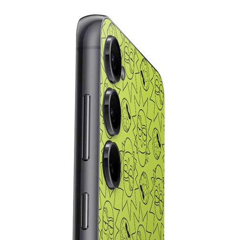 Adult Swim Rick and Morty Rick and Morty All Over Print Galaxy S25 Plus Skin