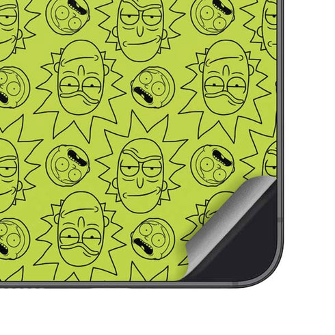 Adult Swim Rick and Morty Rick and Morty All Over Print Galaxy S25 Plus Skin