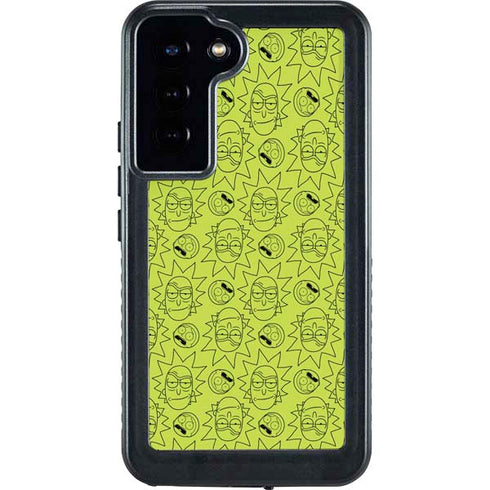 Adult Swim Rick and Morty Rick and Morty All Over Print Galaxy S24 Plus Waterproof Case