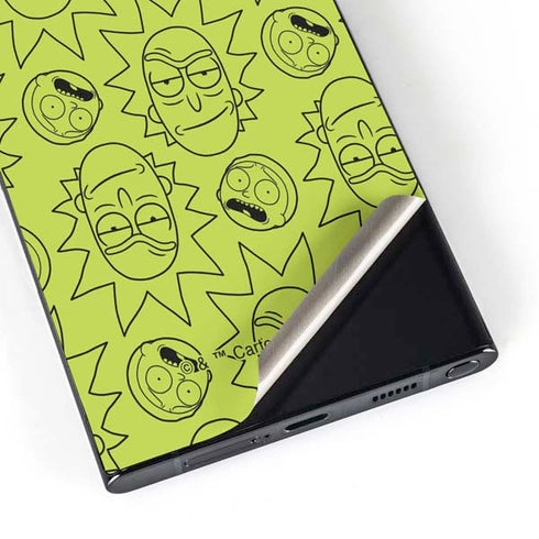 Adult Swim Rick and Morty Rick and Morty All Over Print Galaxy S24 Ultra Skin