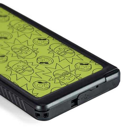 Adult Swim Rick and Morty Rick and Morty All Over Print Galaxy S24 Ultra Waterproof Case