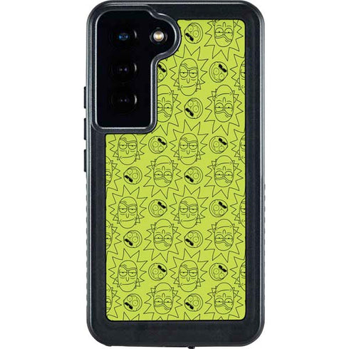 Adult Swim Rick and Morty Rick and Morty All Over Print Galaxy S24 Waterproof Case
