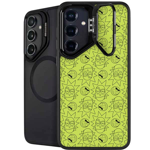 Adult Swim Rick and Morty Rick and Morty All Over Print Galaxy S26 Kickstand Case