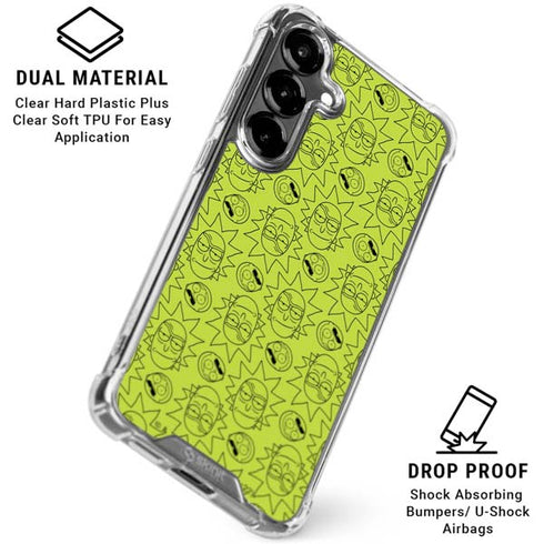 Adult Swim Rick and Morty Rick and Morty All Over Print Galaxy S26 Plus Clear Case