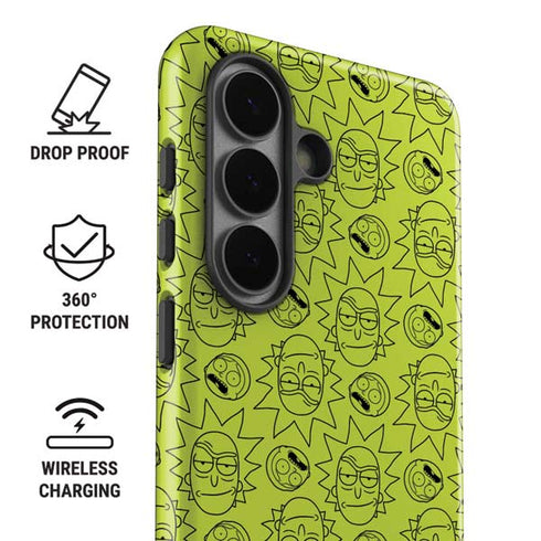 Adult Swim Rick and Morty Rick and Morty All Over Print Galaxy S26 Plus Impact Case