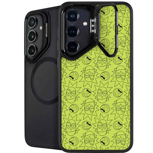 Adult Swim Rick and Morty Rick and Morty All Over Print Galaxy S26 Plus Kickstand Case