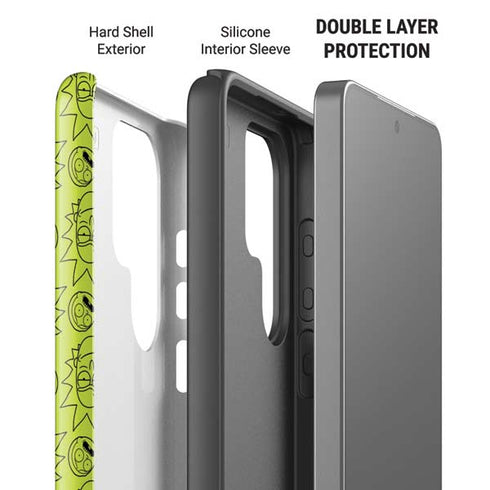 Adult Swim Rick and Morty Rick and Morty All Over Print Galaxy S26 Ultra Impact Case