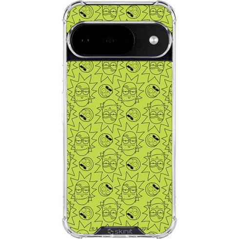 Adult Swim Rick and Morty Rick and Morty All Over Print Google Pixel 10 Clear Case