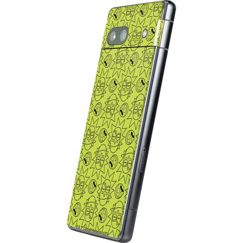 Adult Swim Rick and Morty Rick and Morty All Over Print Google Pixel 7a Skin