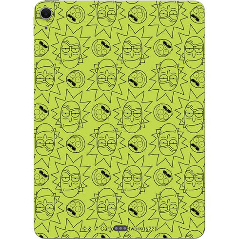 Adult Swim Rick and Morty Rick and Morty All Over Print Apple iPad Air Skin