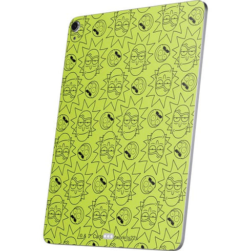 Adult Swim Rick and Morty Rick and Morty All Over Print Apple iPad Air Skin