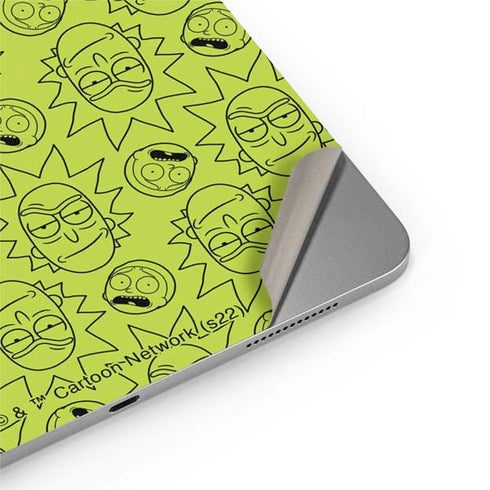 Adult Swim Rick and Morty Rick and Morty All Over Print Apple iPad Air Skin