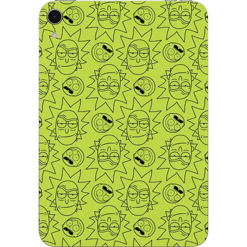Adult Swim Rick and Morty Rick and Morty All Over Print Apple iPad Mini Skin