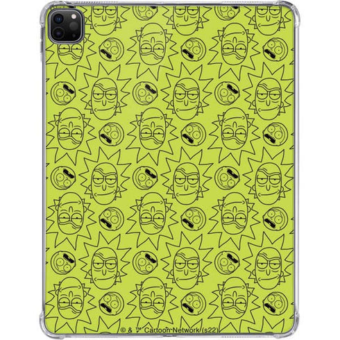 Adult Swim Rick and Morty Rick and Morty All Over Print iPad Pro 11in (2024) Clear Case