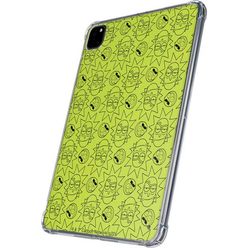 Adult Swim Rick and Morty Rick and Morty All Over Print iPad Pro 11in (2024) Clear Case