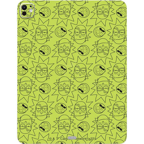Adult Swim Rick and Morty Rick and Morty All Over Print iPad Pro 13in M4 (2024) Skin