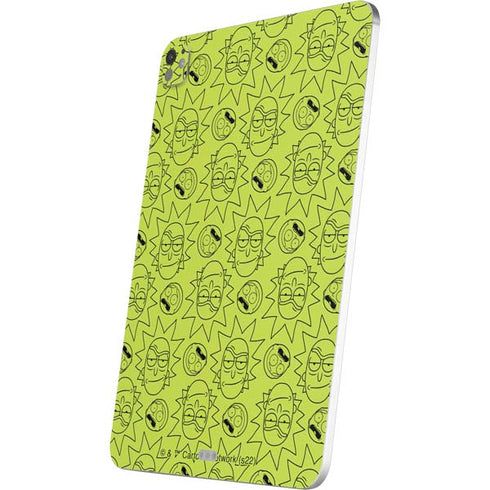 Adult Swim Rick and Morty Rick and Morty All Over Print iPad Pro 13in M4 (2024) Skin