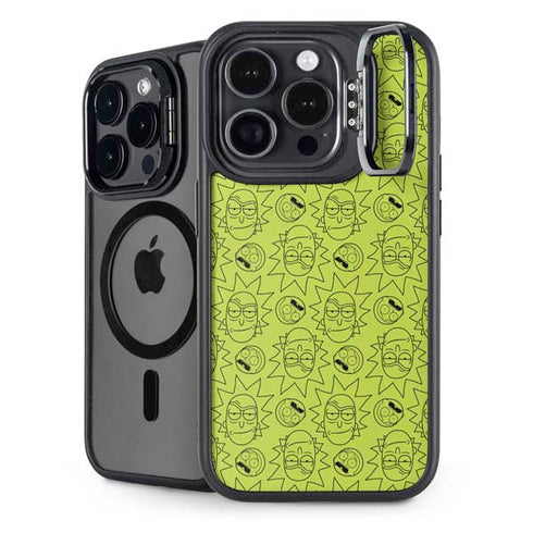 Adult Swim Rick and Morty Rick and Morty All Over Print iPhone 13 Pro Kickstand Case