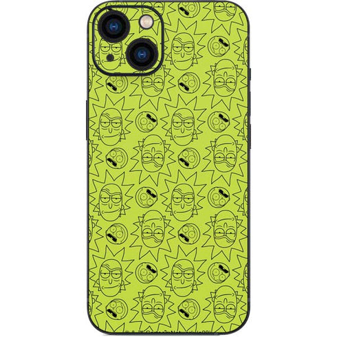 Adult Swim Rick and Morty Rick and Morty All Over Print iPhone Skins