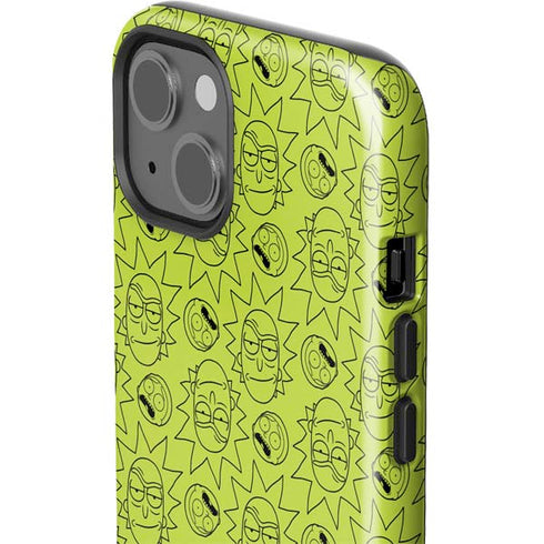 Adult Swim Rick and Morty Rick and Morty All Over Print iPhone 15 Impact Case