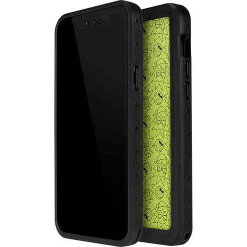 Adult Swim Rick and Morty Rick and Morty All Over Print iPhone 15 Pro Waterproof Case