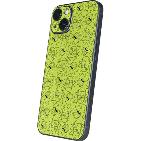 Adult Swim Rick and Morty Rick and Morty All Over Print iPhone 15 Skin