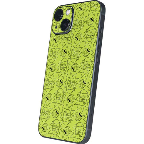 Adult Swim Rick and Morty Rick and Morty All Over Print iPhone 15 Skin