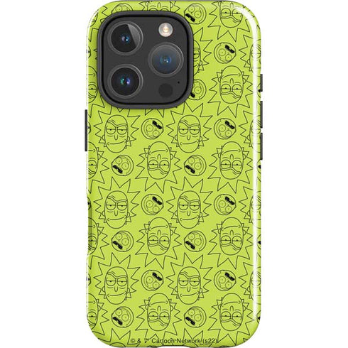 Adult Swim Rick and Morty Rick and Morty All Over Print iPhone 16 Pro Impact Case