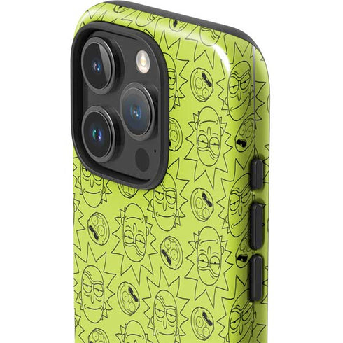 Adult Swim Rick and Morty Rick and Morty All Over Print iPhone 16 Pro Impact Case