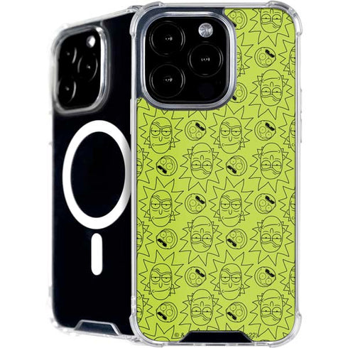 Adult Swim Rick and Morty Rick and Morty All Over Print iPhone 16 Pro MagSafe Case