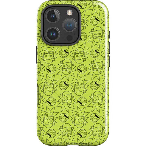 Adult Swim Rick and Morty Rick and Morty All Over Print iPhone 16 Pro Magsafe Impact Case