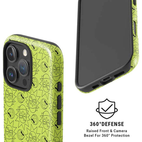 Adult Swim Rick and Morty Rick and Morty All Over Print iPhone 16 Pro Magsafe Impact Case