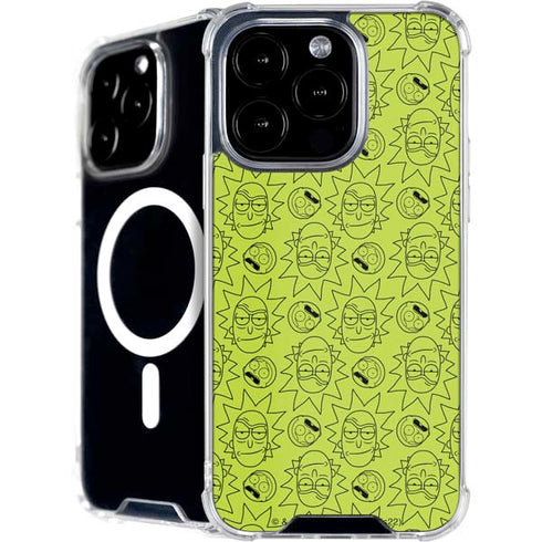 Adult Swim Rick and Morty Rick and Morty All Over Print iPhone 16 Pro Max MagSafe Case
