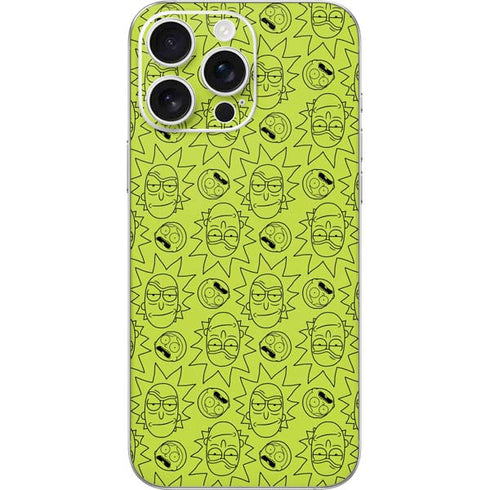 Adult Swim Rick and Morty Rick and Morty All Over Print iPhone 16 Pro Max Skin