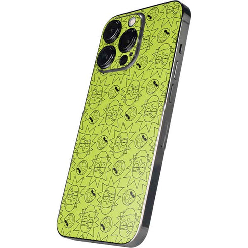 Adult Swim Rick and Morty Rick and Morty All Over Print iPhone 16 Pro Skin
