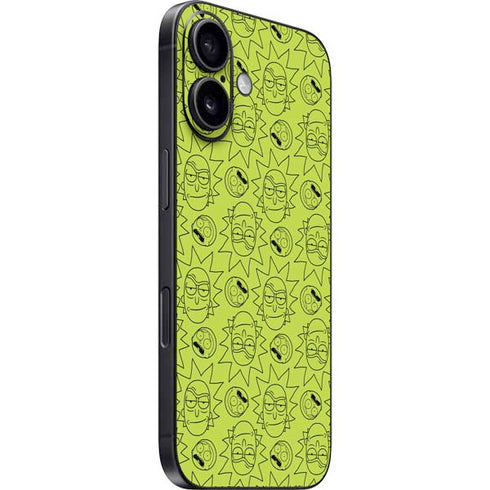 Adult Swim Rick and Morty Rick and Morty All Over Print iPhone 16 Skin