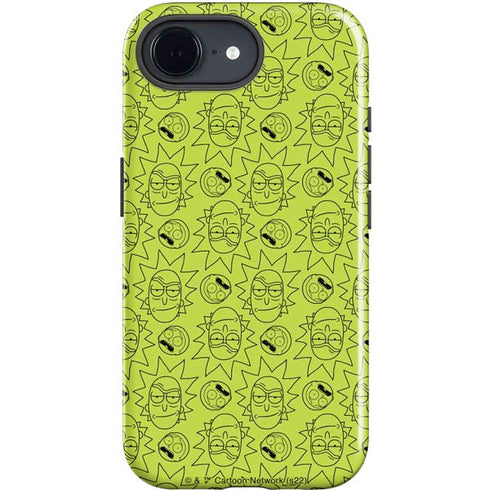Adult Swim Rick and Morty Rick and Morty All Over Print iPhone 16e Impact Case