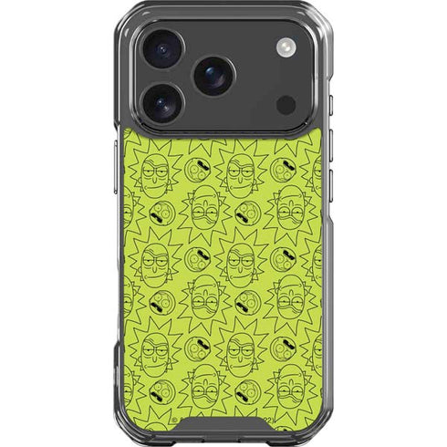Adult Swim Rick and Morty Rick and Morty All Over Print iPhone 18 Pro Clear Case