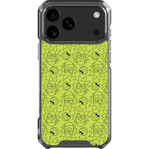 Adult Swim Rick and Morty Rick and Morty All Over Print iPhone 18 Pro Max Clear Case