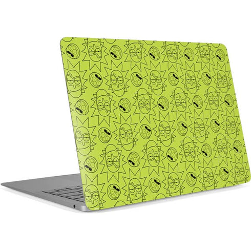 Adult Swim Rick and Morty Rick and Morty All Over Print Apple MacBook Air Skin