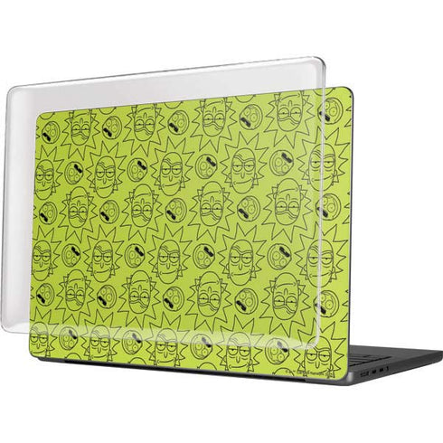 Adult Swim Rick and Morty Rick and Morty All Over Print MacBook Pro 14in (2021-24) Case plus Skin
