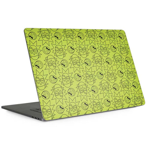 Adult Swim Rick and Morty Rick and Morty All Over Print MacBook Skins