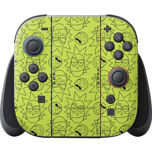 Adult Swim Rick and Morty Rick and Morty All Over Print Nintendo Skins