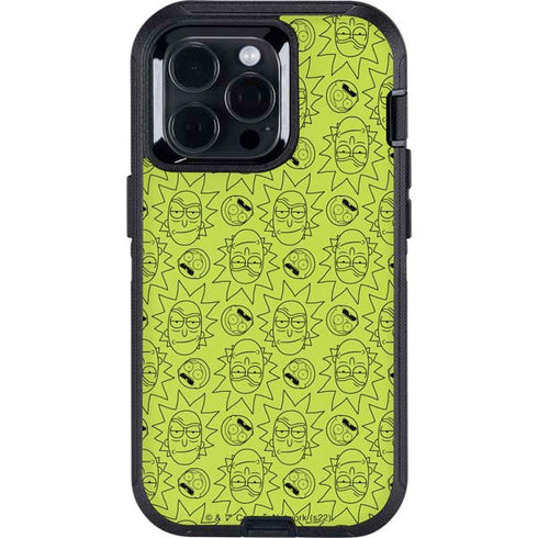 Adult Swim Rick and Morty Rick and Morty All Over Print Otterbox Defender iPhone Skin