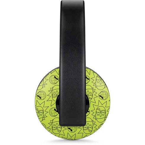 Adult Swim Rick and Morty Rick and Morty All Over Print PlayStation 4 Gold Wireless Headset Skin