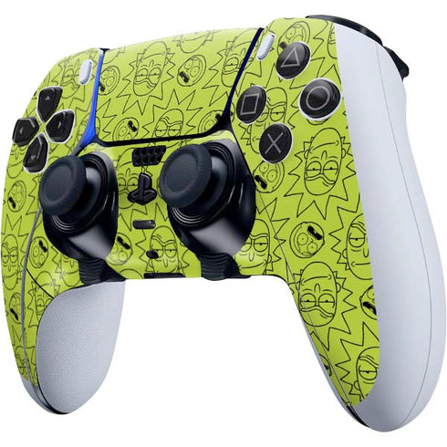Adult Swim Rick and Morty Rick and Morty All Over Print PS5 DualSense Edge Pro Controller Skin